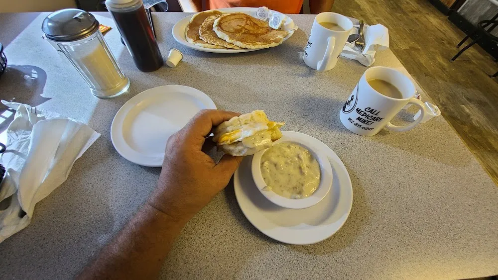 Egg Cheese Biscuits and Gravy
